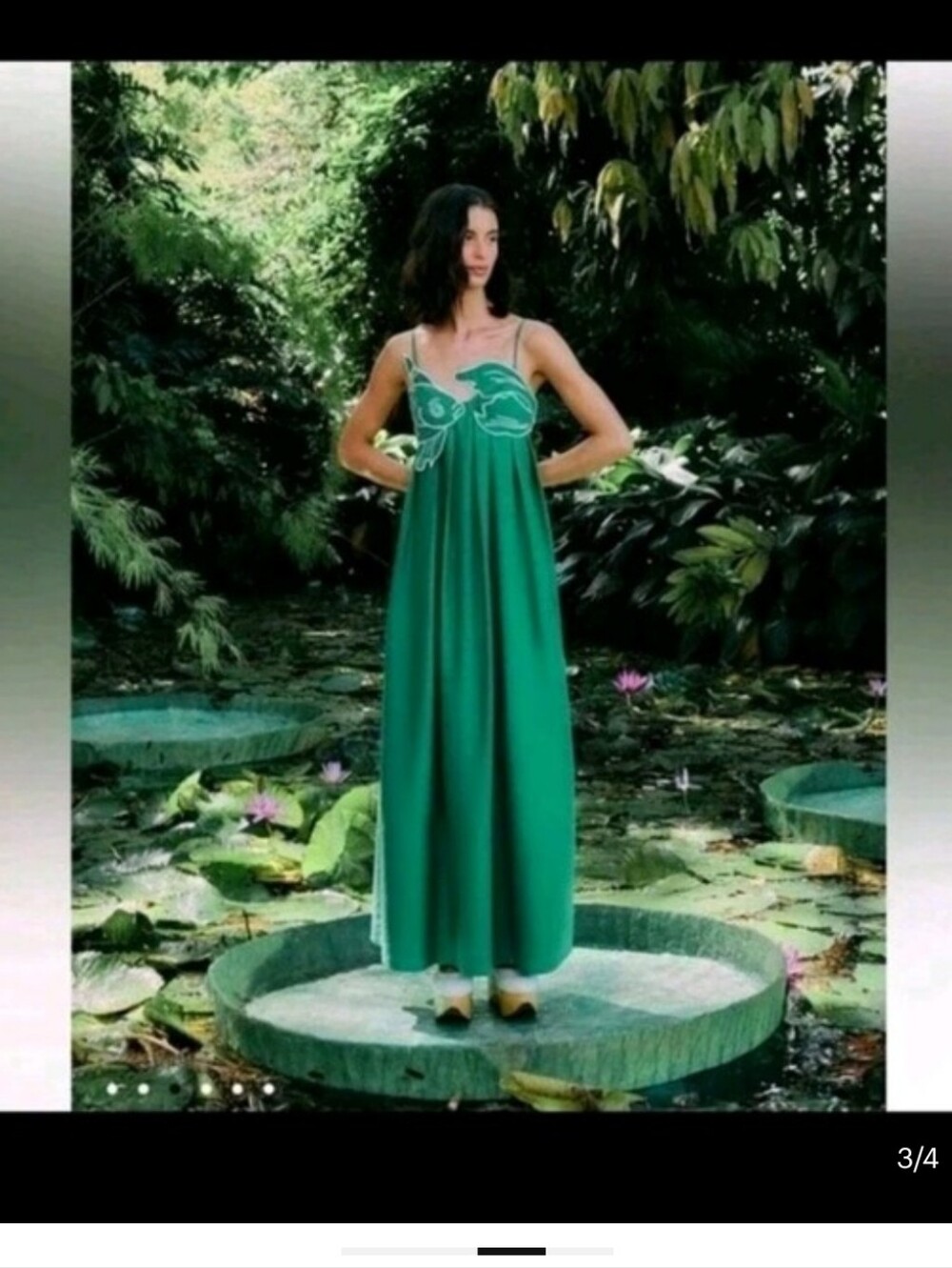 Farm Rio Green Fishtop Maxidress - Picture 3 of 5